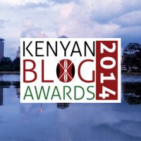 kenya blog awards 2014 logo design by rob rooker aka gigglingbob